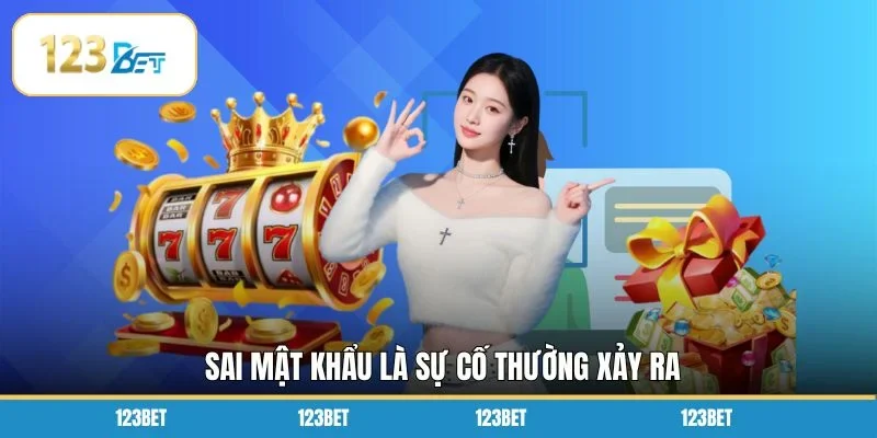 Sai mật khẩu là sự cố thường xảy ra